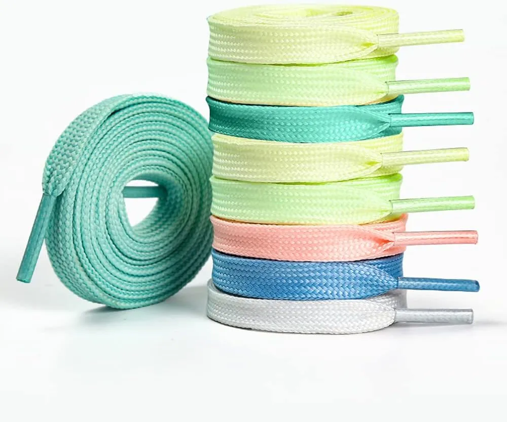 1 Pair Elastic Luminous Shoelaces for Sneakers Sports Shoes Laces Glow in The Dark