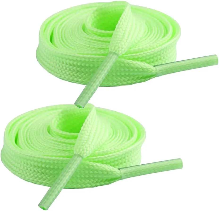 1 Pair Elastic Luminous Shoelaces for Sneakers Sports Shoes Laces Glow in The Dark