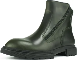 2025 Men's Premium Chelsea Boots - Slip-Resistant Rubber Sole, Full-Grain Leather & YKK Zipper, Breathable OrthoLite Insole | Business Casual Ankle Boots with Anti-Odor Technology