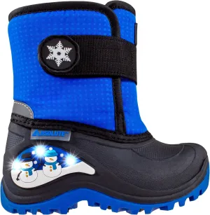 Absolute Sterling 3 Toddler Little Kids Light Up Snow Winter Boots, Warm, Insulated, Waterproof Shell