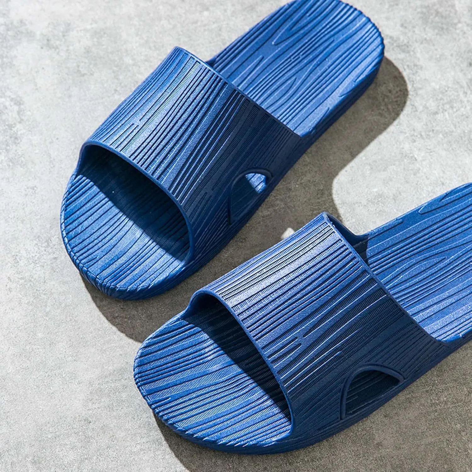 Bathroom Slippers Non Slip Indoor Home Bedroom Pool Slides Open-Toe Eva Travel-Friendly Breathable Shoes