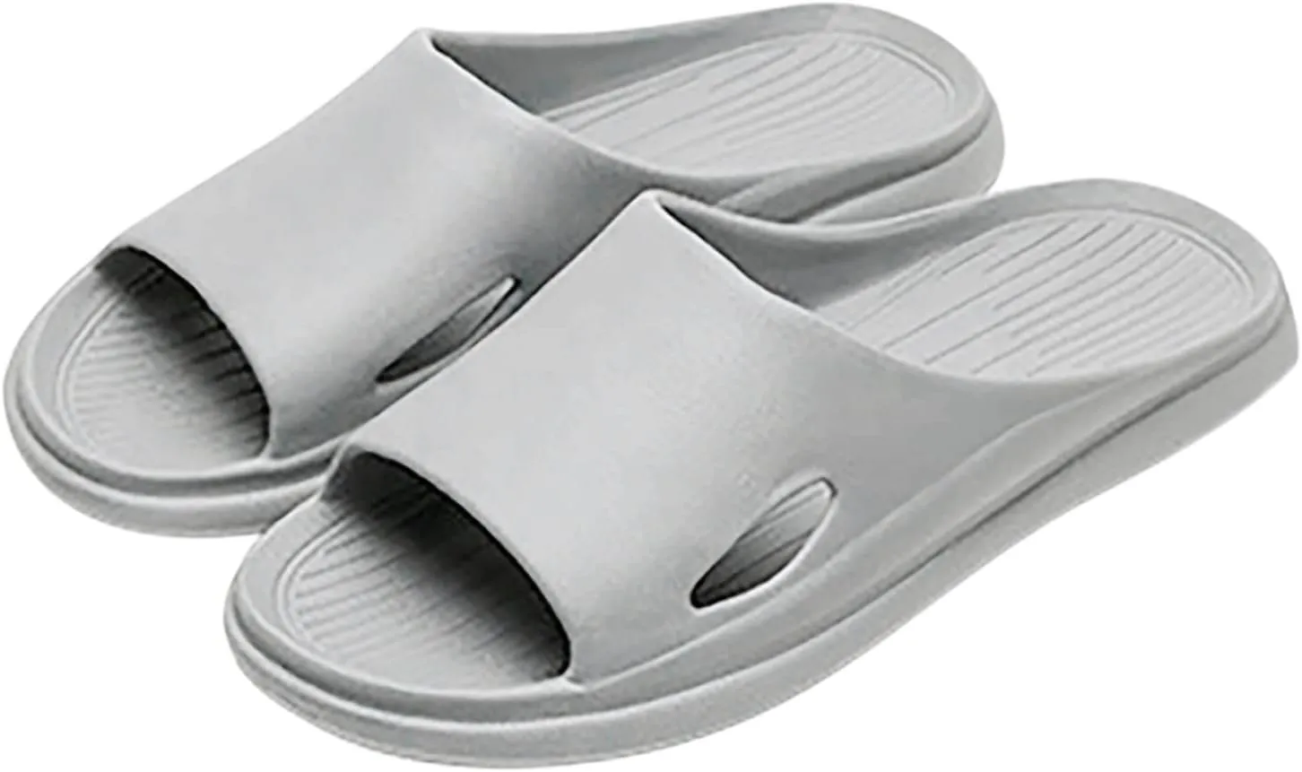 Bathroom Slippers Ultra Comfort Non-Slip Shower Sandals Indoor and Outdoor Pillow Slippers for Women and Men