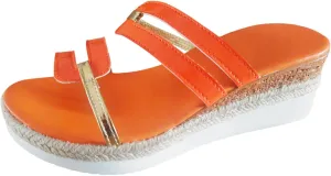 Breathable Summer Sandals for Women Recovery Slides Sandals Walking Sandals Casual Non Slip Wedge Sandals