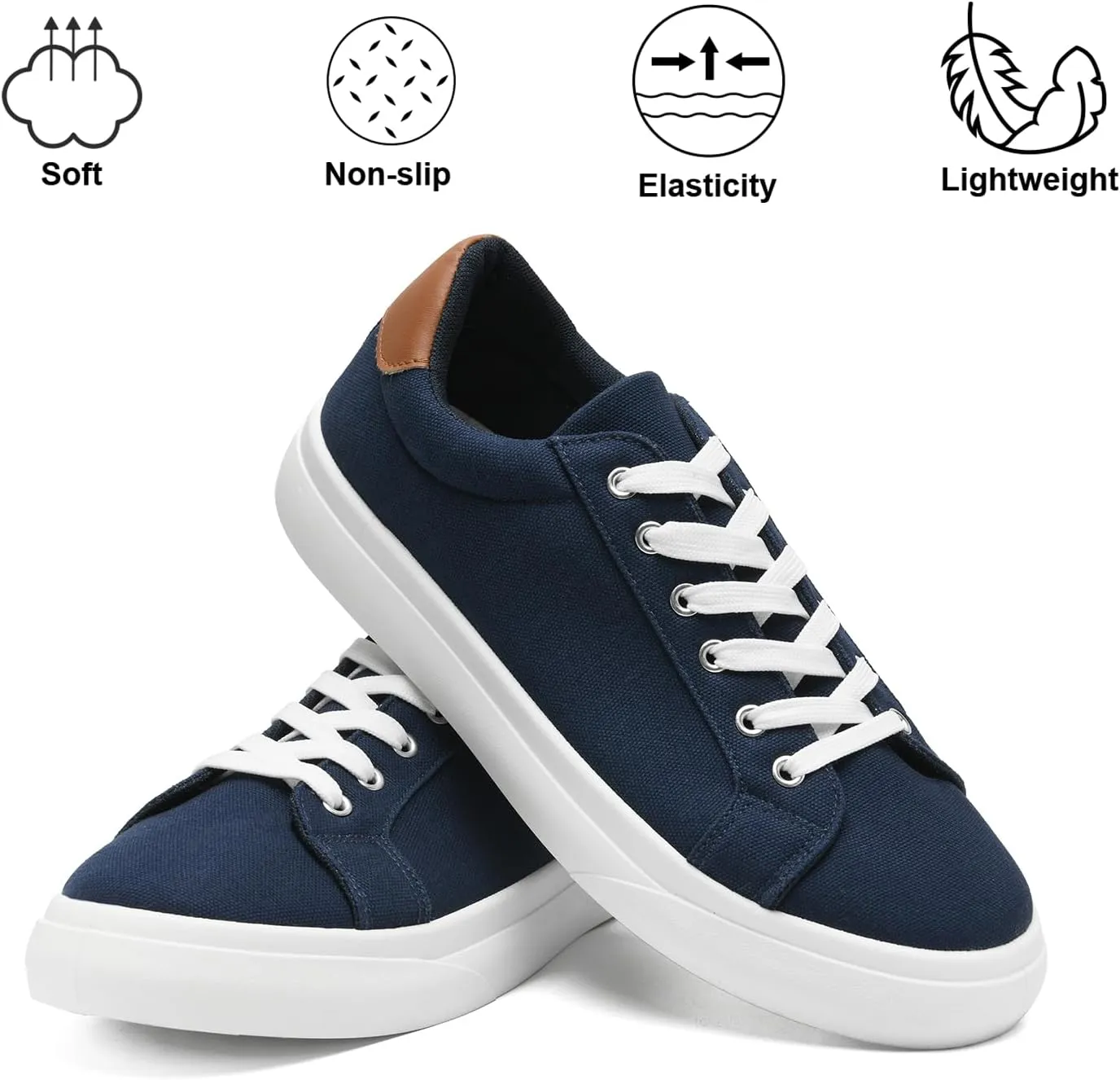 Canvas Shoes for Women and Men Low Top Lace Up Shoes Comfortable Tennis Shoes, Women's Fashion Sneakers Classic Casual Shoes