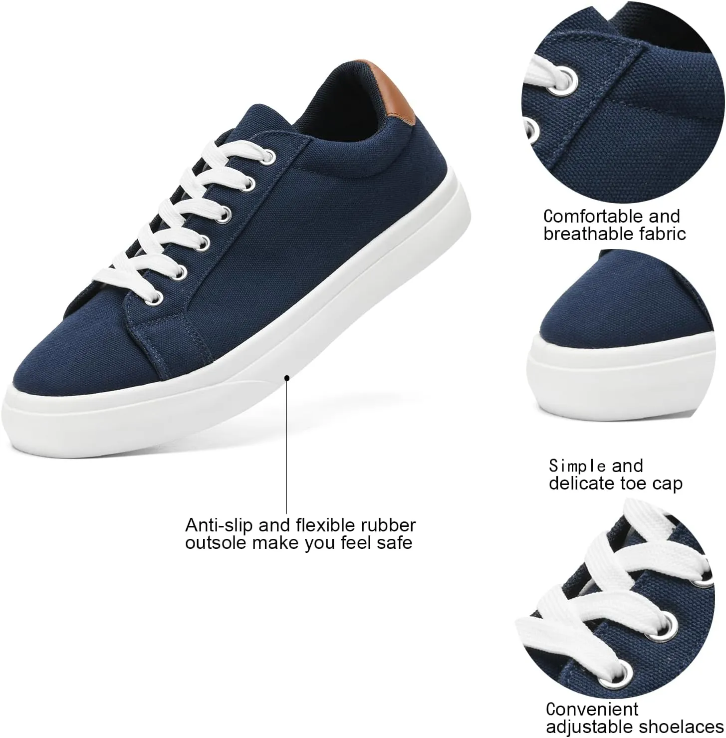Canvas Shoes for Women and Men Low Top Lace Up Shoes Comfortable Tennis Shoes, Women's Fashion Sneakers Classic Casual Shoes