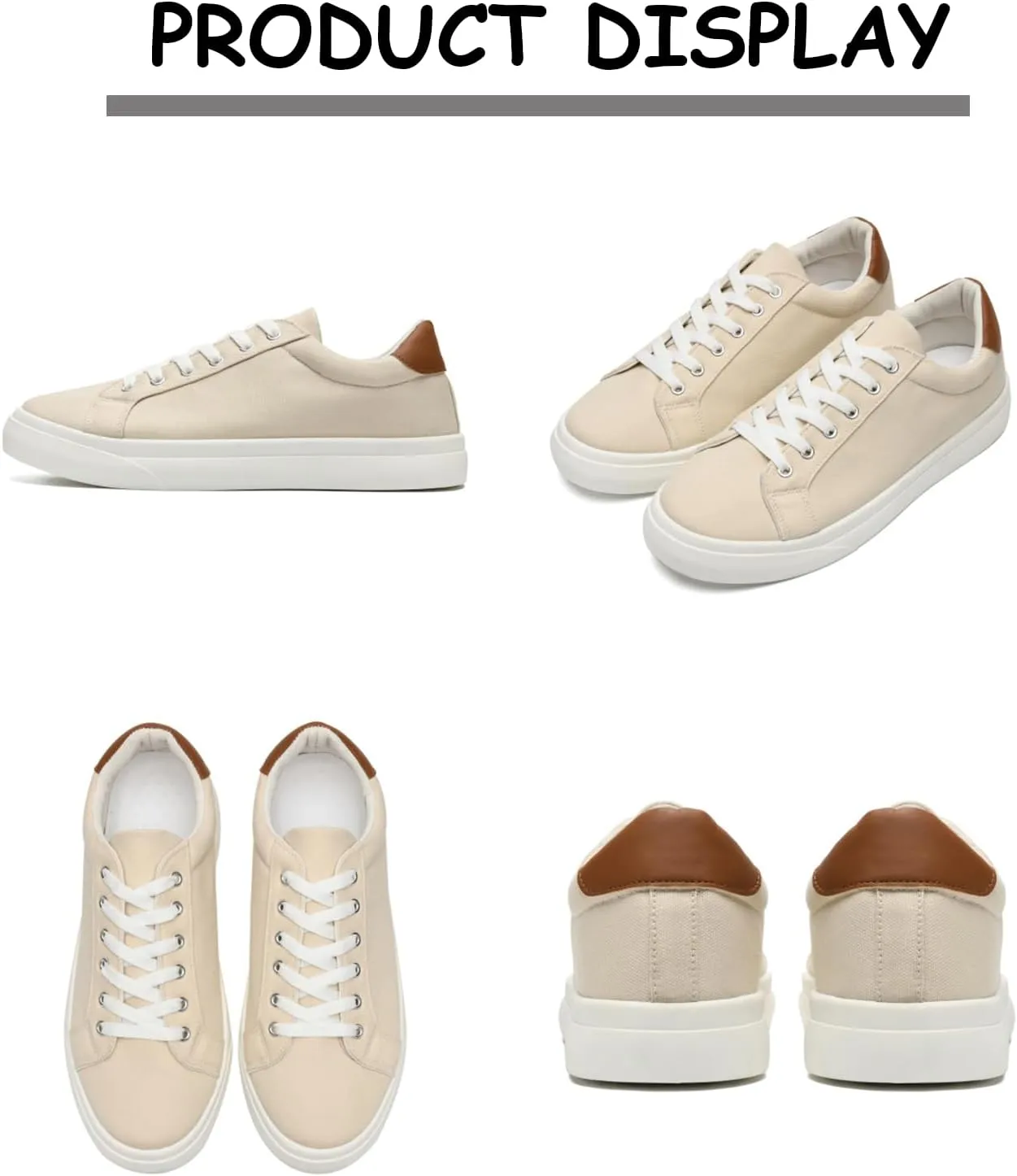 Canvas Shoes for Women and Men Low Top Lace Up Shoes Comfortable Tennis Shoes, Women's Fashion Sneakers Classic Casual Shoes