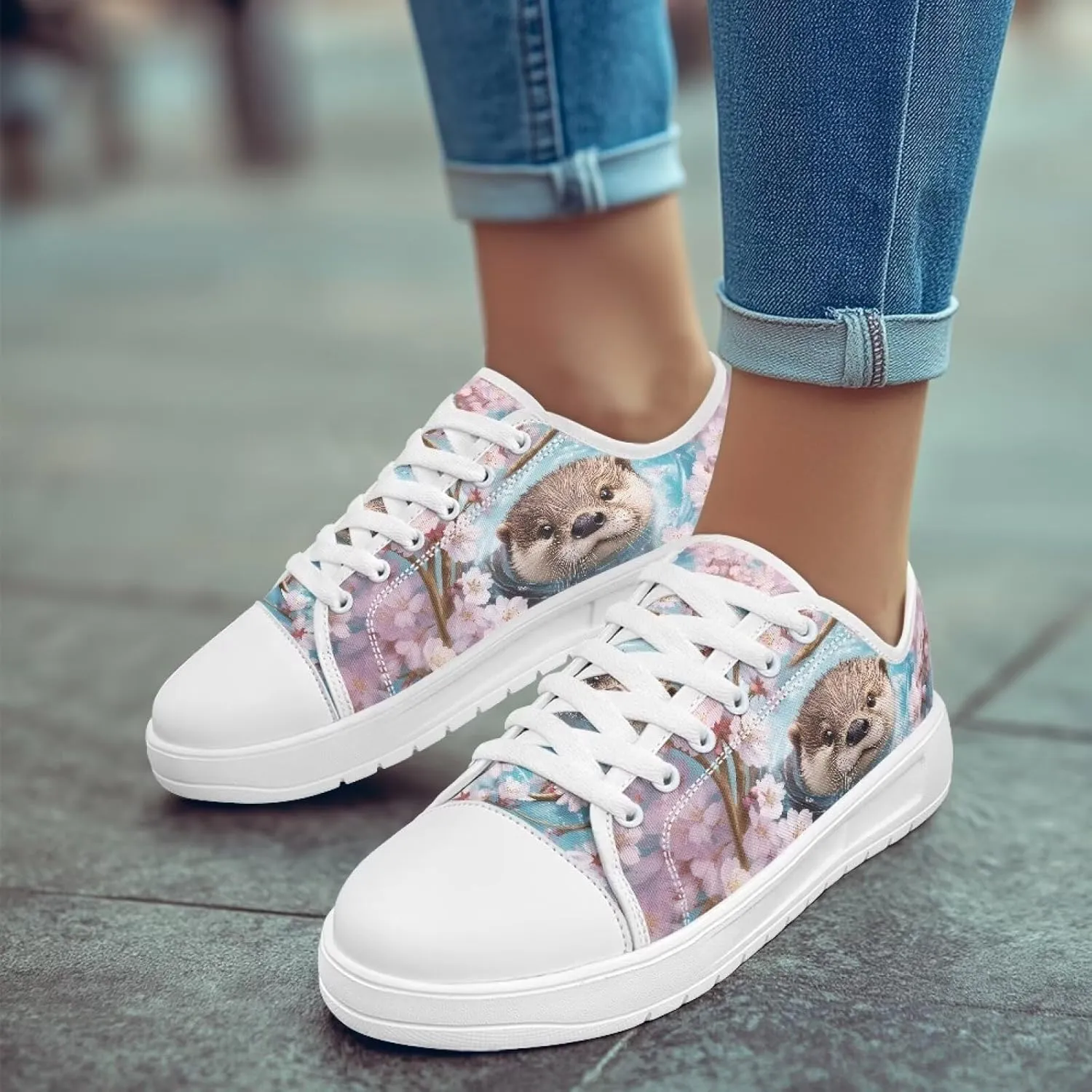 Canvas Shoes for Women Low Top Sneakers Girls Fashion Shoes Classic Comfortable Tennis Lace up Canvas Sneakers