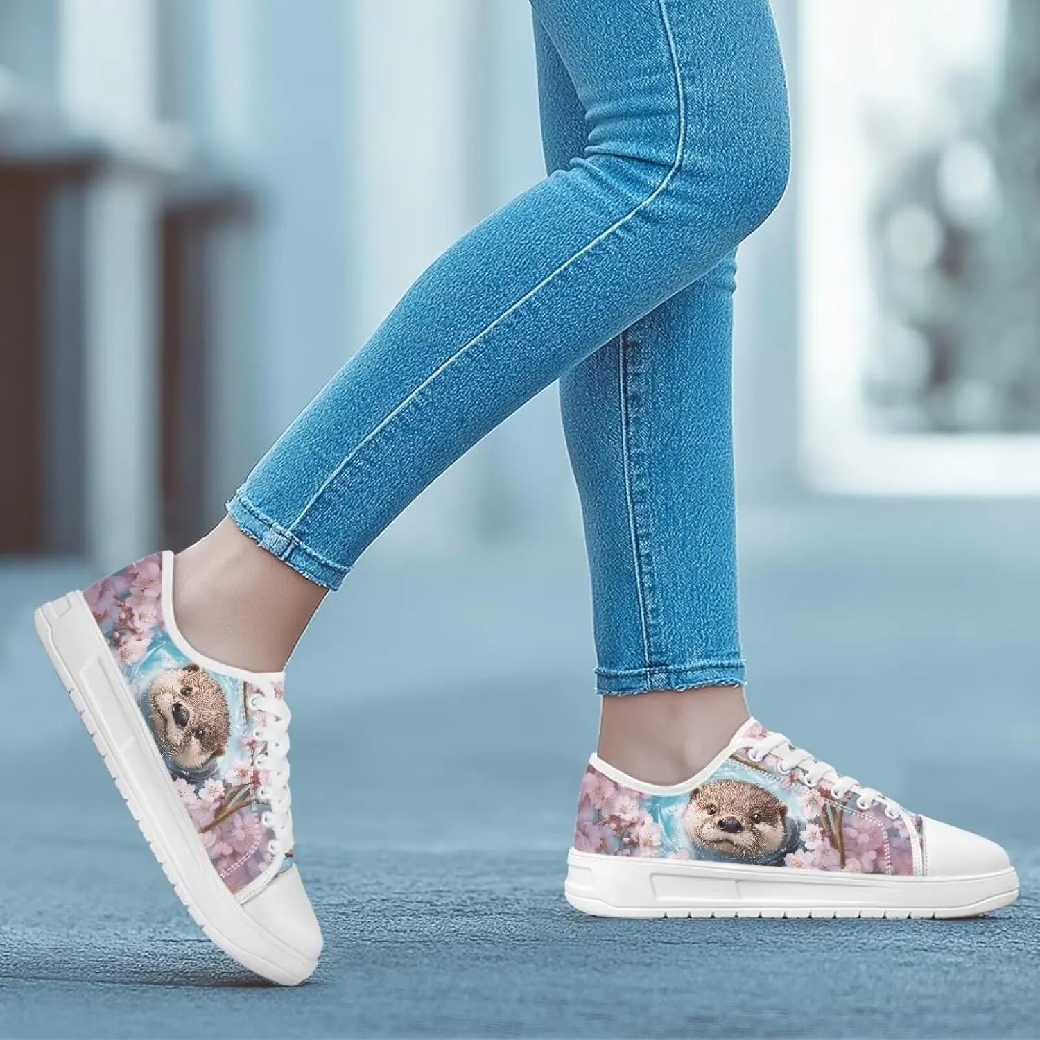 Canvas Shoes for Women Low Top Sneakers Girls Fashion Shoes Classic Comfortable Tennis Lace up Canvas Sneakers