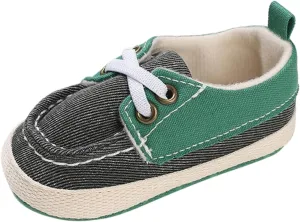 Children Infant Toddler Shoes Spring and Summer Boys and Girls Sports Shoes Flat Bottom Light and Comfortable Canvas Colorblock Infant Size 4 Shoes Boys