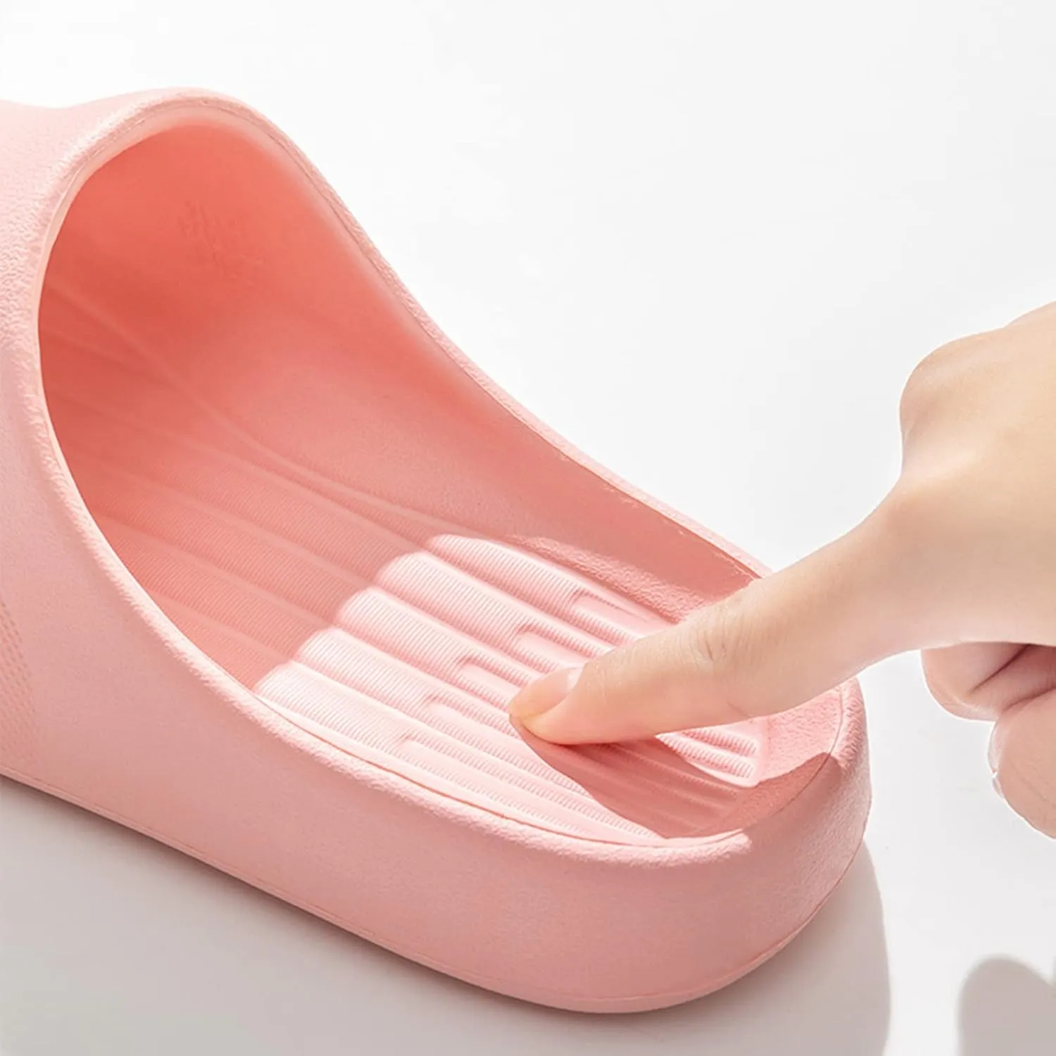 Cloud Slides Non-Slip Pool Beach Bathroom Travel Slippers Non Slip Summer Bathroom Indoor House Slippers with Drain Holes