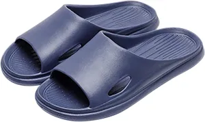 Couples Shower Slide Sandal Summer Flat Bottom Beach Slippers Solid Pillow Slippers Squirrel for Men