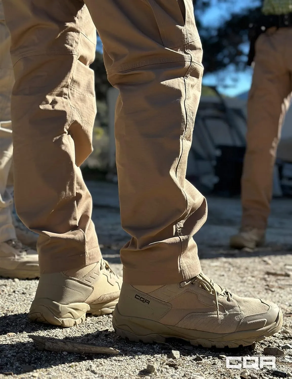 CQR Men's Military Tactical Boots, Lightweight 6 Inches Combat Boots, Durable EDC Outdoor Work Boots