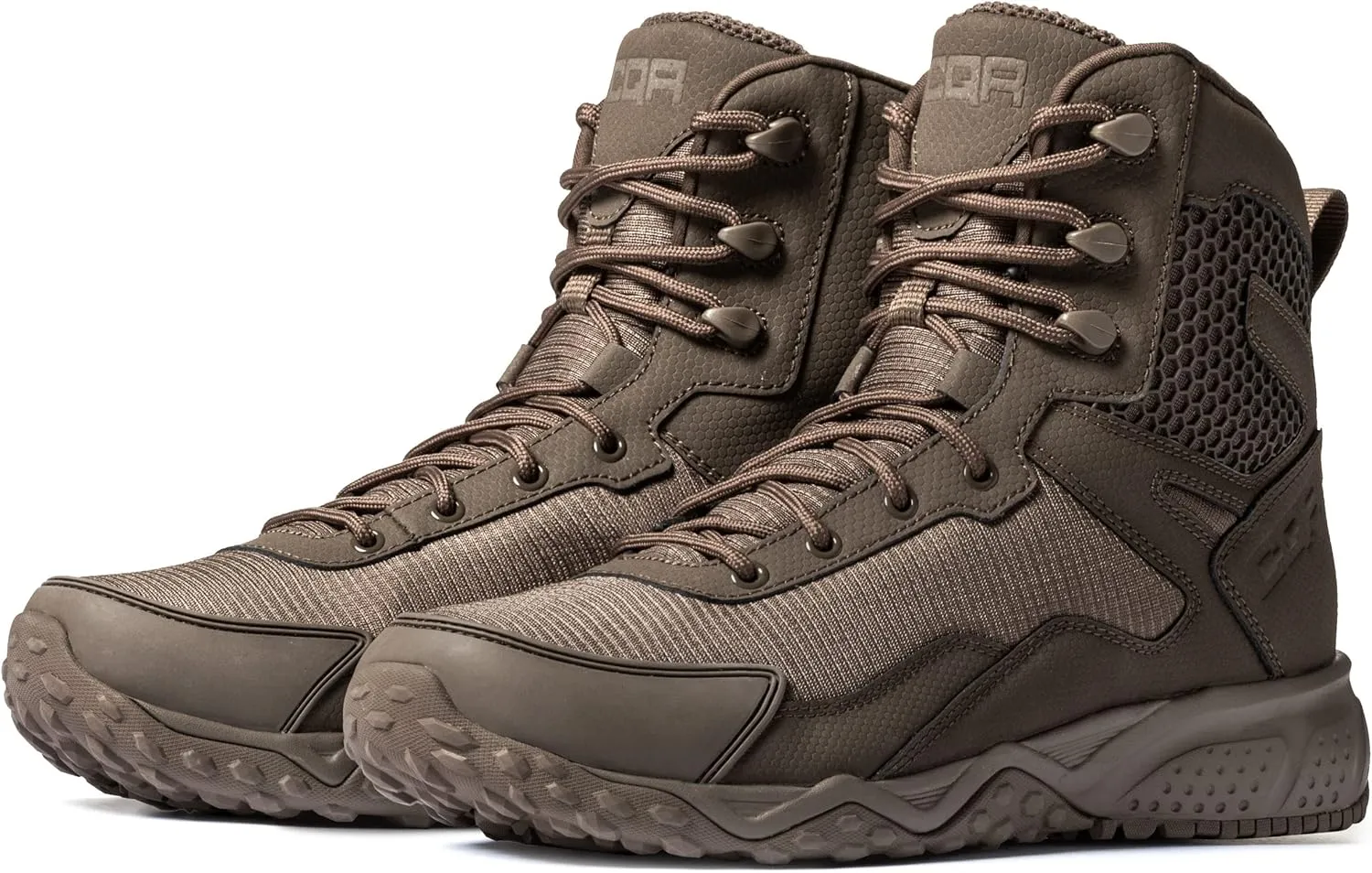 CQR Men's Military Tactical Boots, Lightweight 6 Inches Combat Boots, Durable EDC Outdoor Work Boots