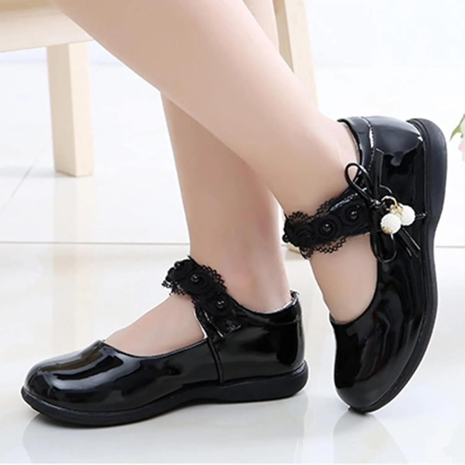 Cute Shoes for Kids Girl Shoes Small Leather Shoes Single Shoes Children Dance Shoes Girls Performance Girls Shoes