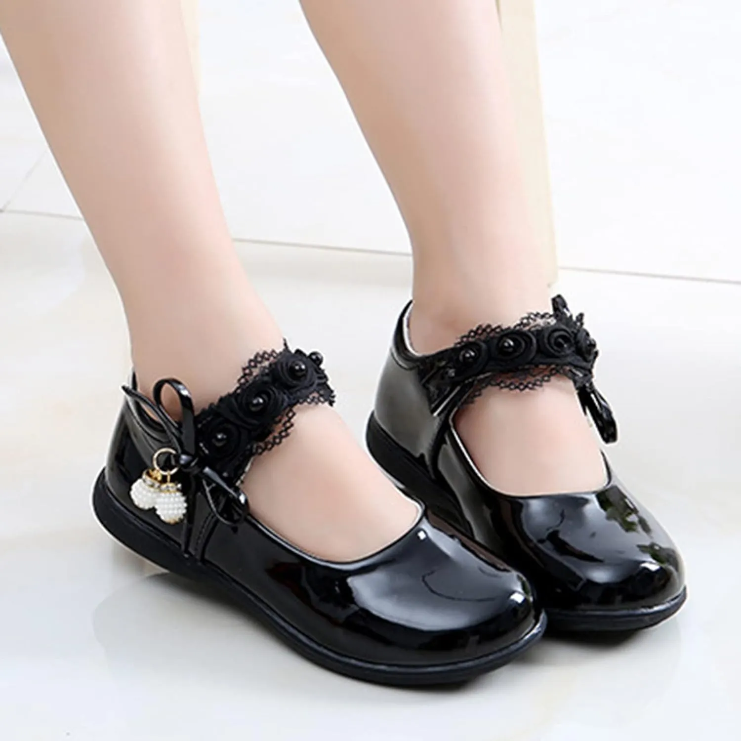Cute Shoes for Kids Girl Shoes Small Leather Shoes Single Shoes Children Dance Shoes Girls Performance Girls Shoes