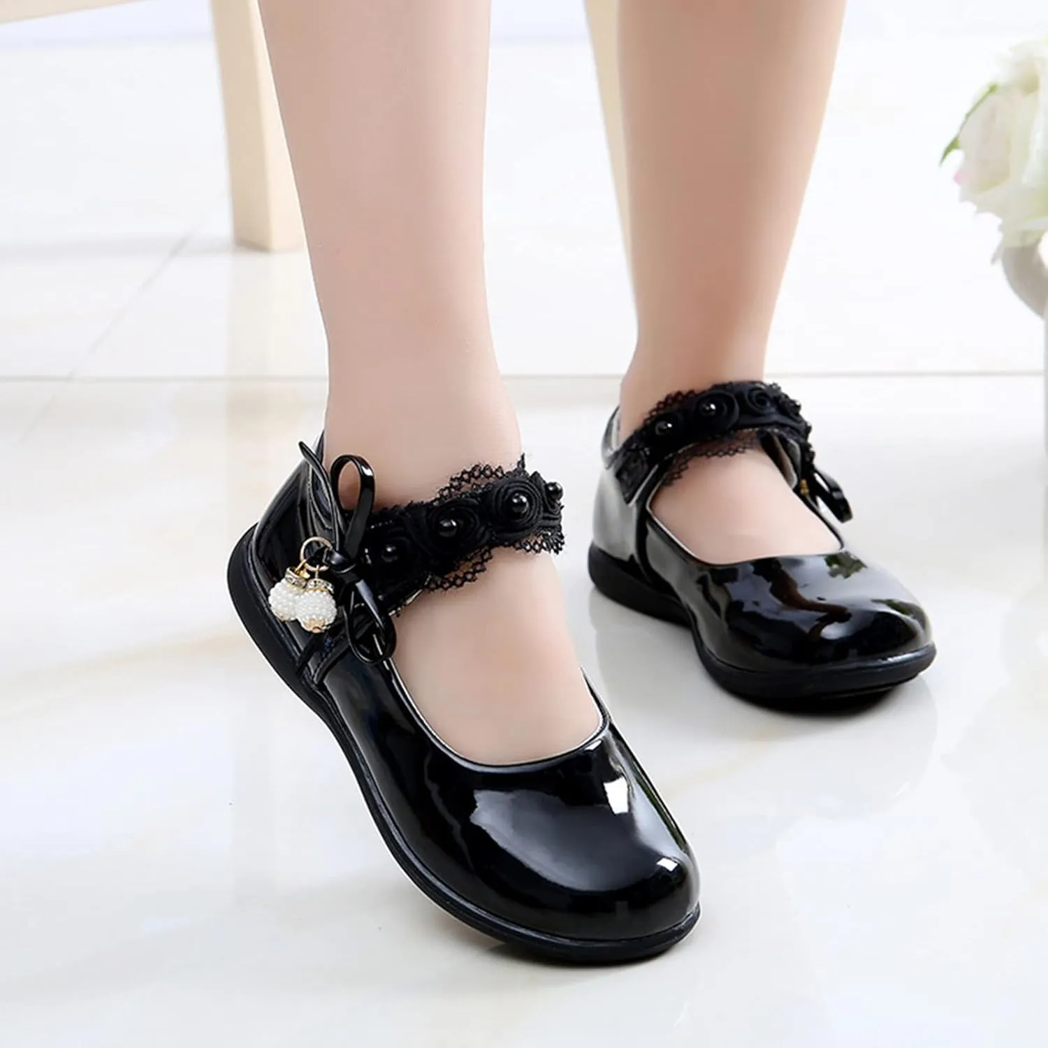 Cute Shoes for Kids Girl Shoes Small Leather Shoes Single Shoes Children Dance Shoes Girls Performance Girls Shoes