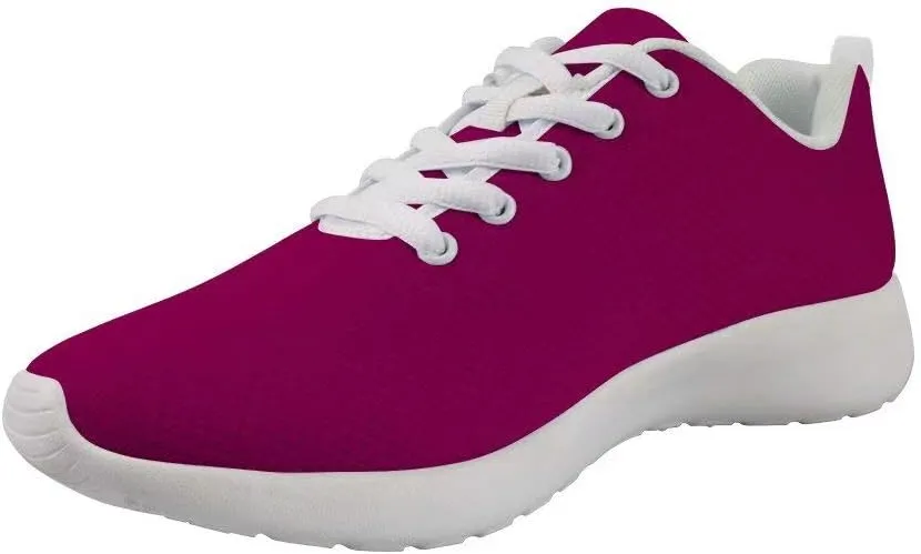 Dellukee Fashion Shoes for Women Men White Bottom Lace Up Casual Non Slip Wide Width Sneakers