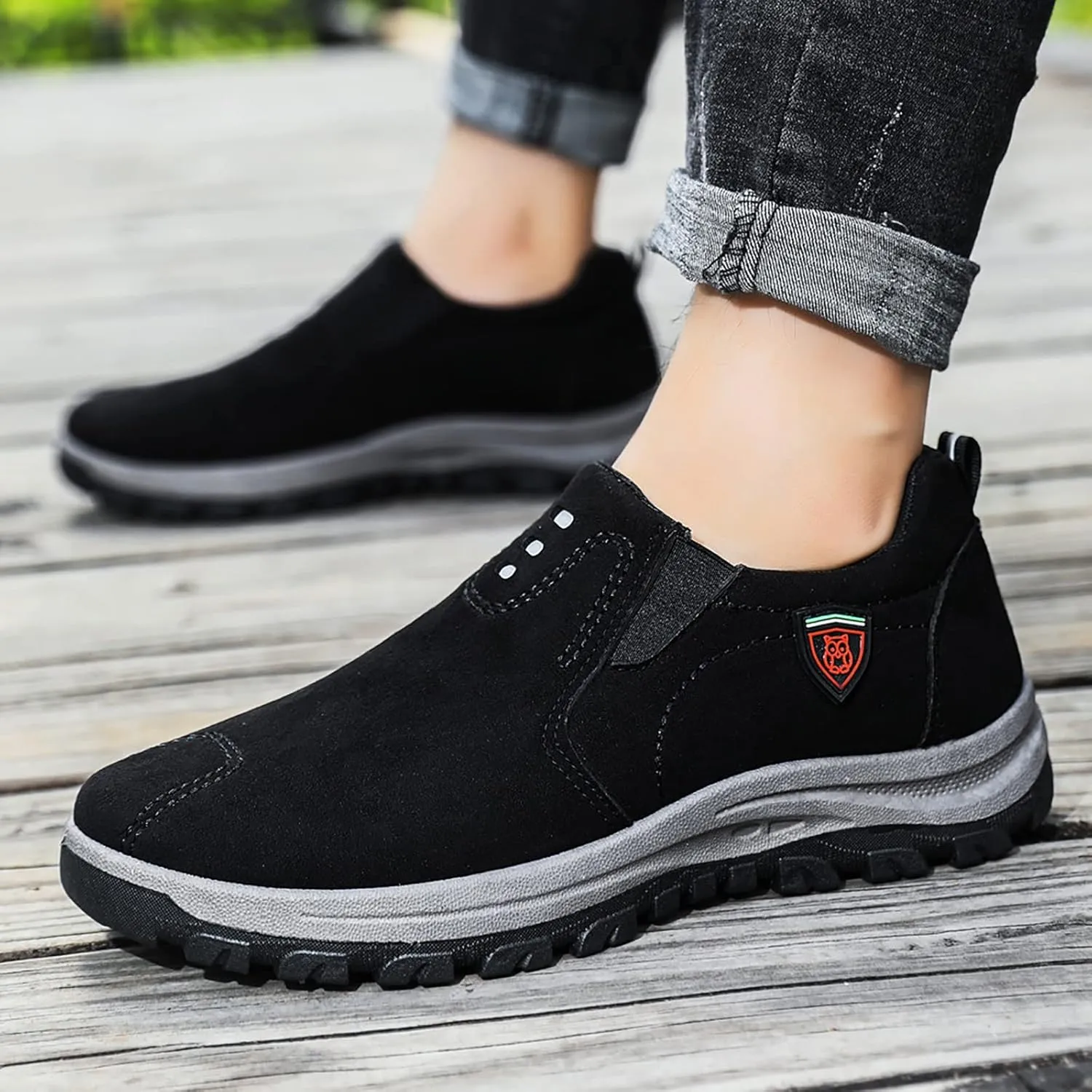 Fall Shoes for Women 2024 Walking Sneakers for Women Wide Width Loafers for Women Comfy Casual Closed Back Christmas Loafers Women Wide Toe Box Trendy Casual