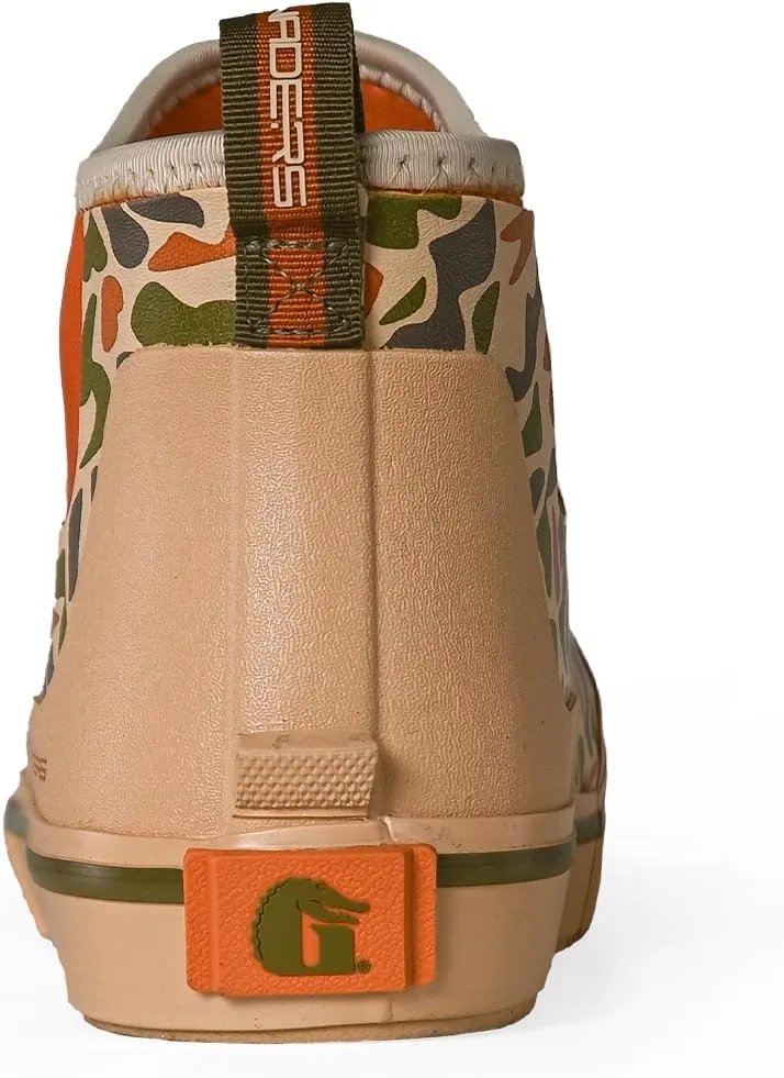 Gator Waders Men's Camp Boots - Durable Slip-Resistant Neoprene Lined Waterproof Ankle Boots for Camping, Fishing & Hiking