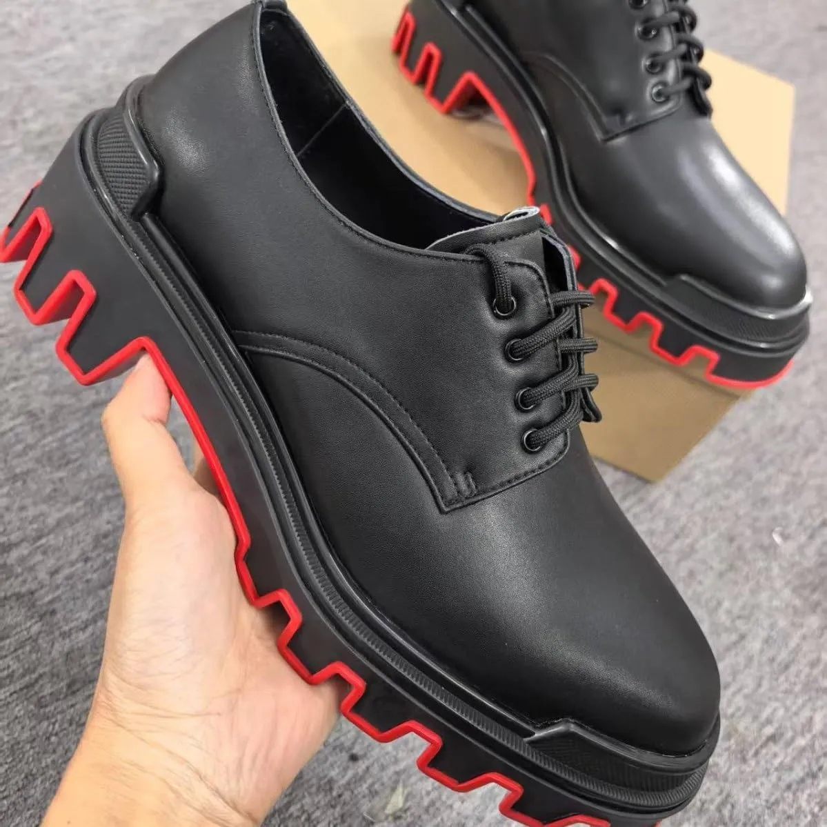Genuine Leather Derby Fashion Formal Tuxedo Walking Shoes Gentleman Wedding Business Work Office Outdoor Party Casual Shoes Formal Sneakers