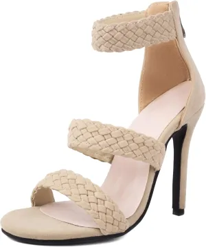 Gladiator Stiletto Heels Womens Classic Sandals