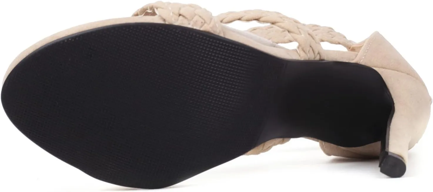 Gladiator Stiletto Heels Womens Classic Sandals
