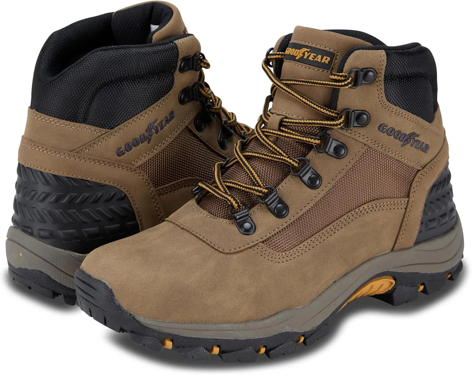 Goodyear Men's Montana Work Boot  Rugged & Durable Lace-Up Boots for Work & Hiking