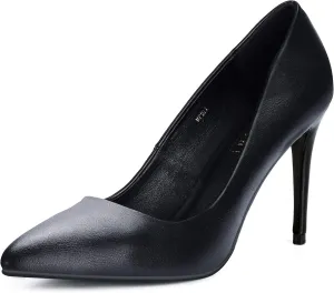 IDIFU Women's IN4 Classic Pointed Toe High Heels Pumps Wedding Dress Office Shoes