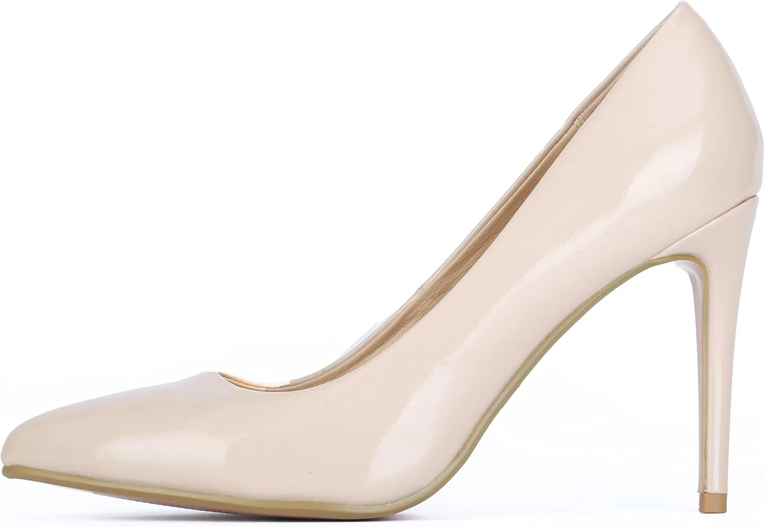 IDIFU Women's IN4 Classic Pointed Toe High Heels Pumps Wedding Dress Office Shoes