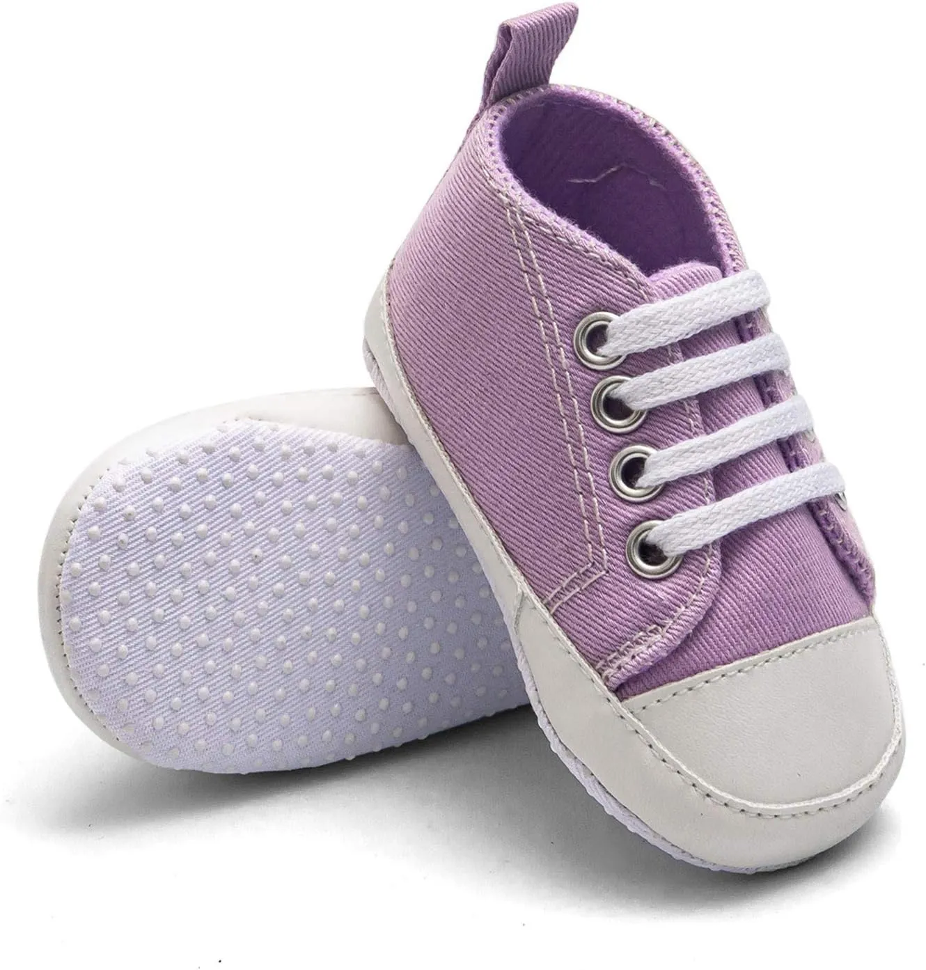 Infant Baby Girl Boy Canvas Shoes Soft Sole Shoes Ankle Sneaker Toddler Shoes First Indoor Outdoor Shoes