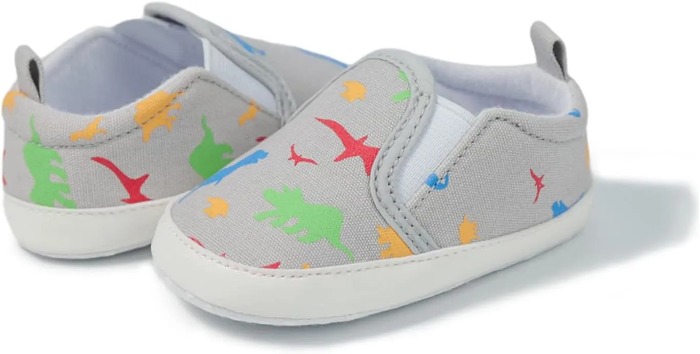 Infant Baby Girls Boys Canvas Shoes Soft Sole Toddler Slip On Newborn Crib Moccasins Casual Sneaker Flat Lazy Loafers