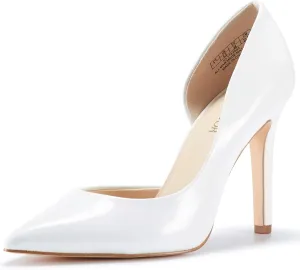 JENN ARDOR Stiletto High Heel Shoes for Women: Pointed, Closed Toe Classic Slip On Dress Pumps