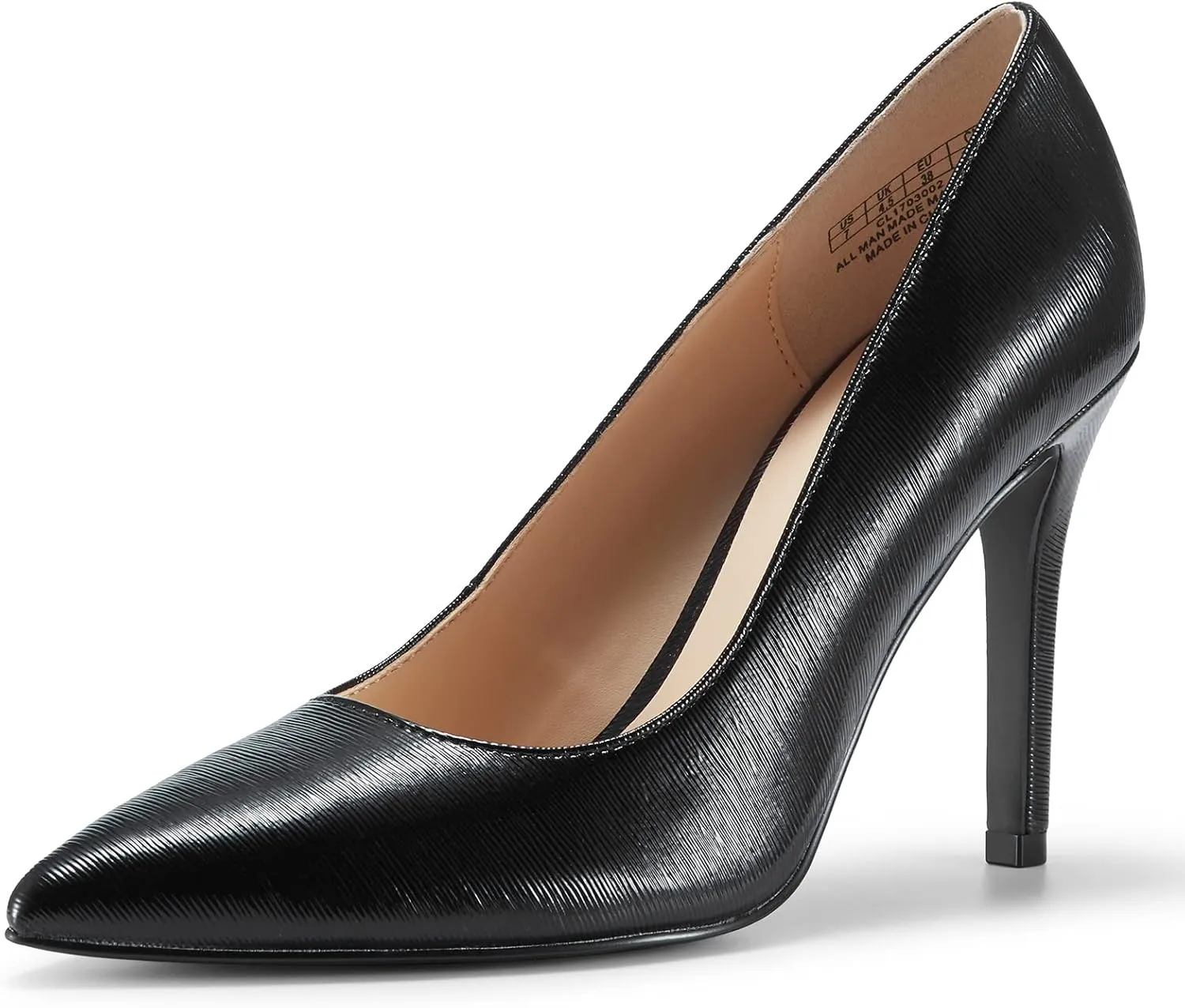 JENN ARDOR Women's High Heels Closed Pointed Toe Stiletto Classic Office Dress Bridal Wedding Pumps Sexy Prom Shoes