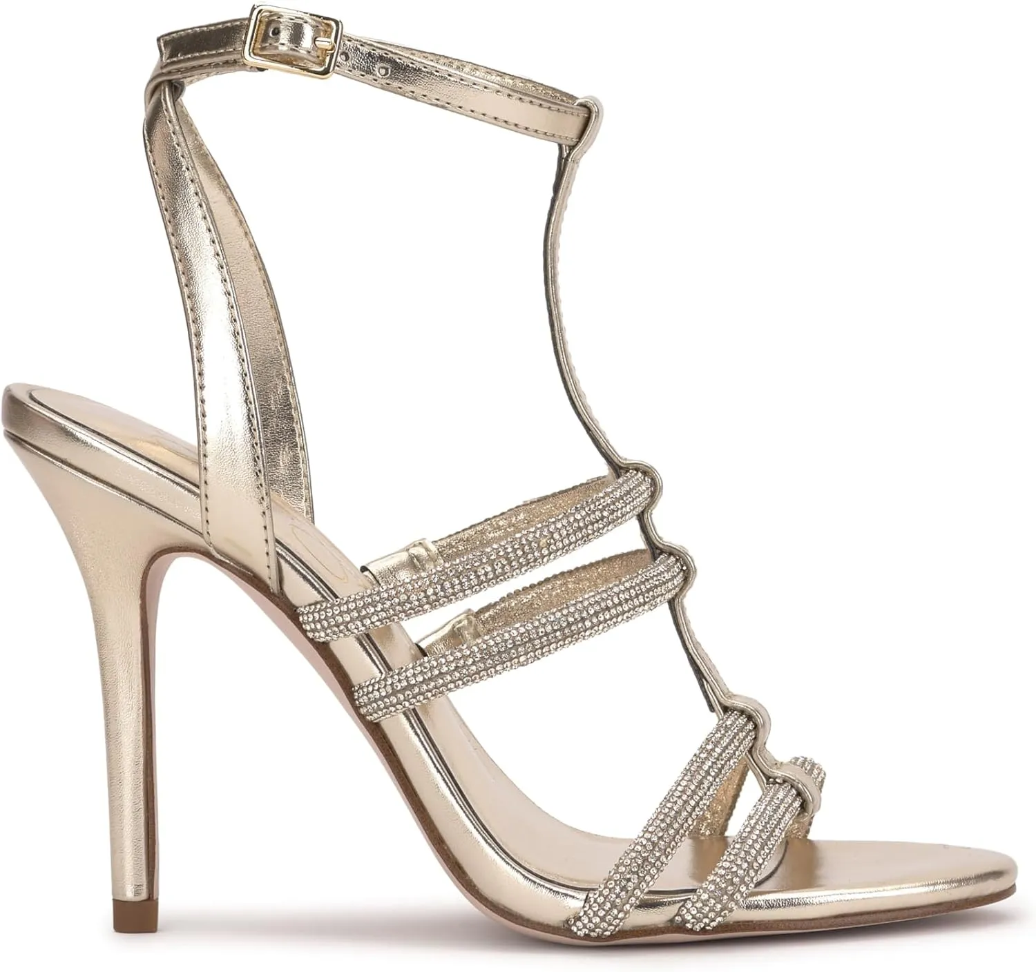 Jessica Simpson Womens Satin Adjustable Pumps