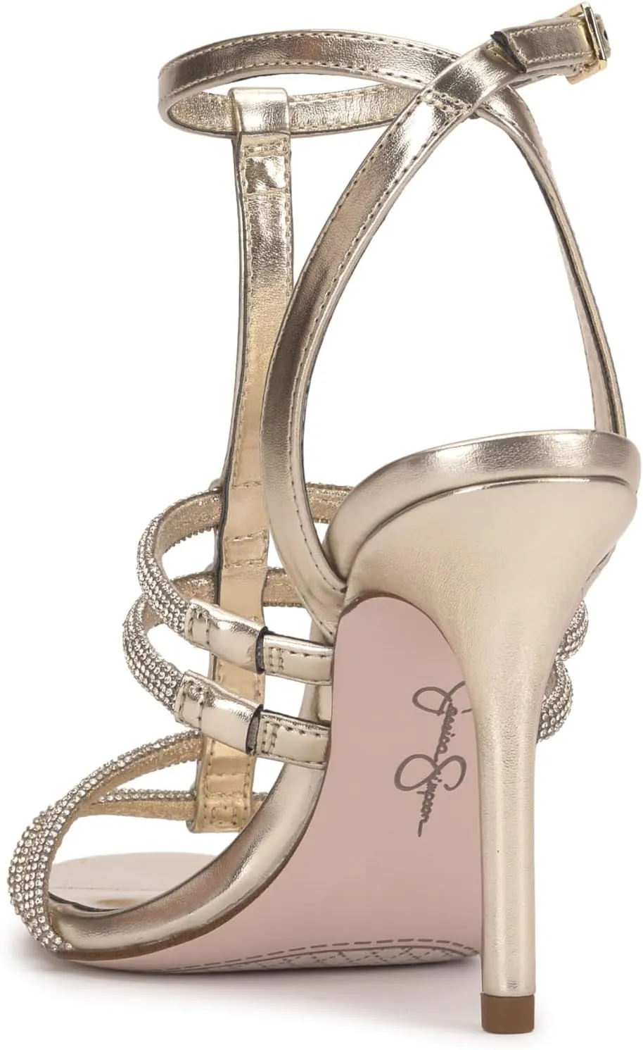 Jessica Simpson Womens Satin Adjustable Pumps