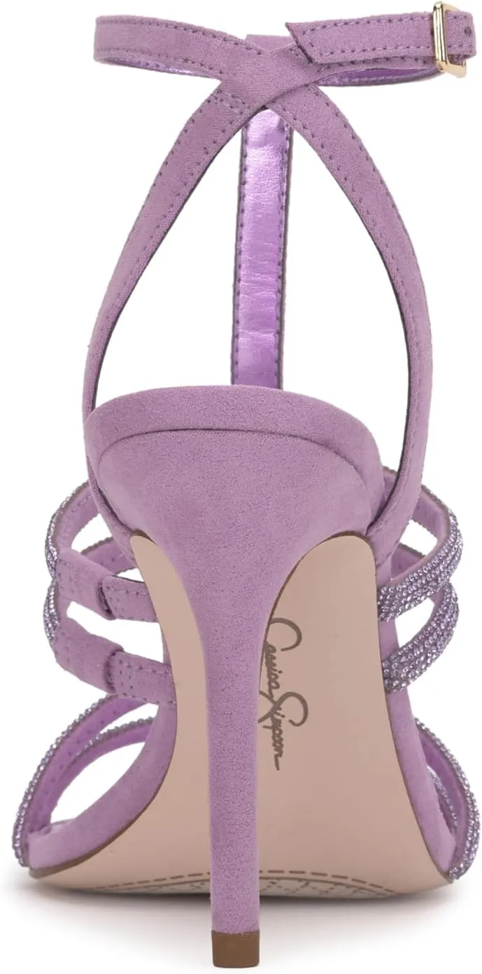 Jessica Simpson Womens Satin Adjustable Pumps