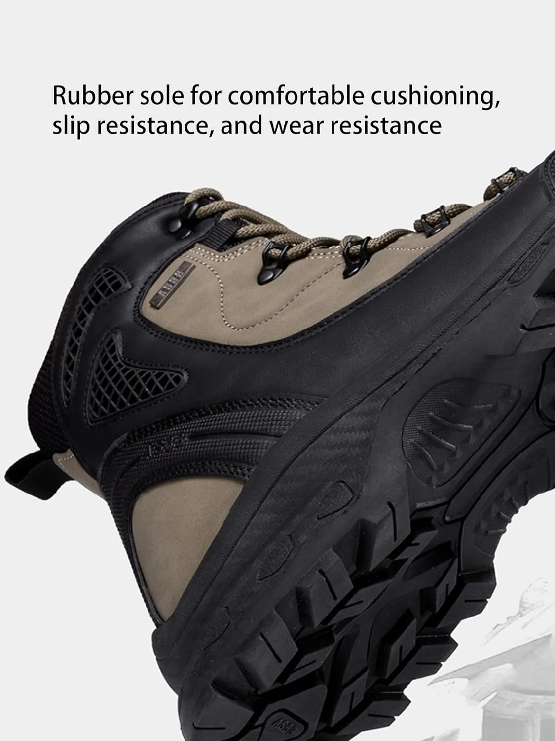 Kervaky Men's Tactical Boots - Military & Work Durable, Lightweight for Climbing, Combat & Outdoor Use