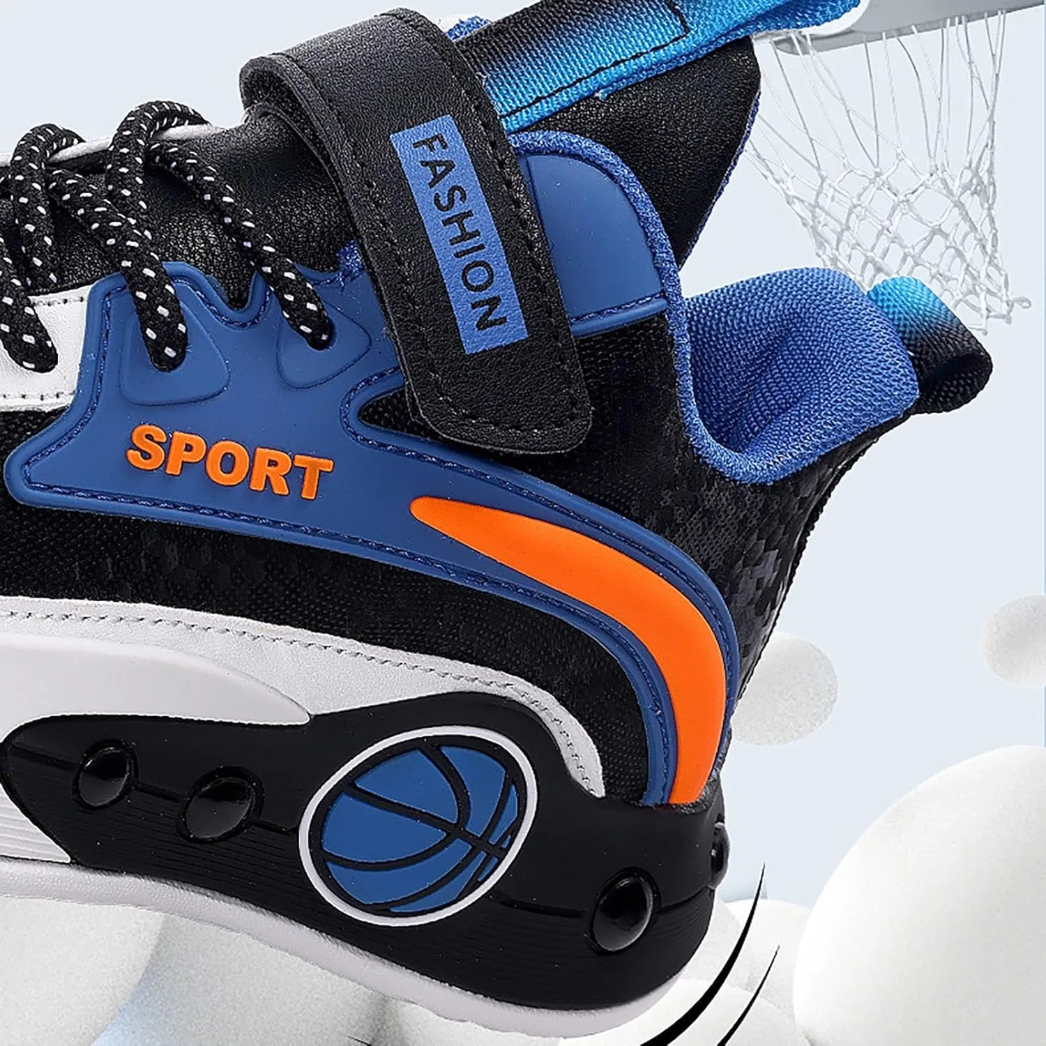 Kids Breathable Outdoor Hiking Sneakers Boys Girls Lightweight Athletic Basketball Running Sport Shoes for Girls Light