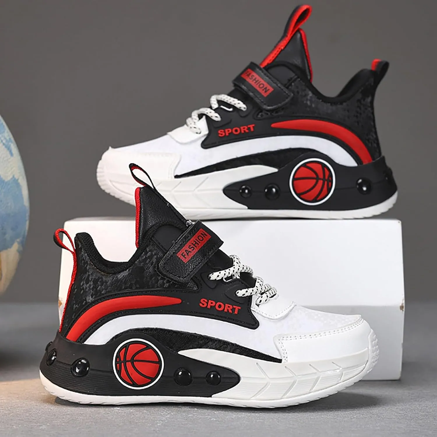 Kids Breathable Outdoor Hiking Sneakers Boys Girls Lightweight Athletic Basketball Running Sport Shoes for Girls Light
