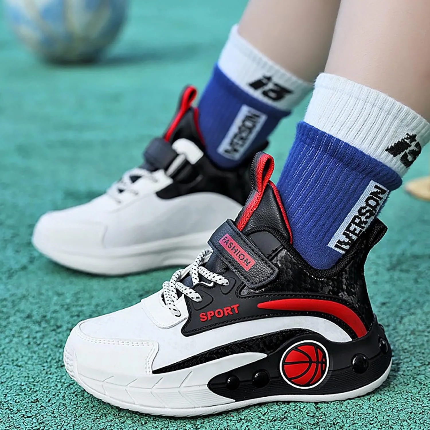 Kids Breathable Outdoor Hiking Sneakers Boys Girls Lightweight Athletic Basketball Running Sport Shoes for Girls Light