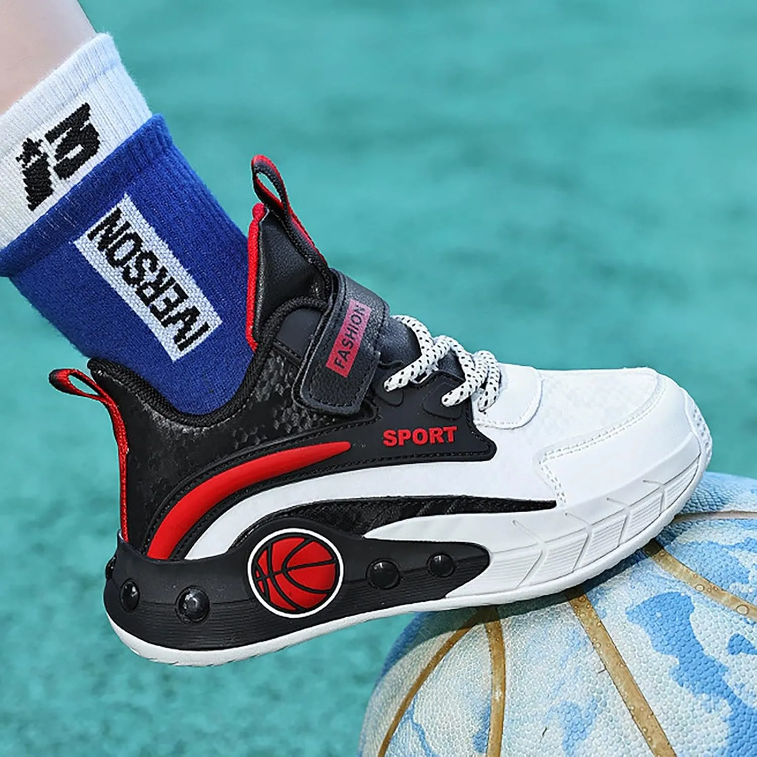Kids Breathable Outdoor Hiking Sneakers Boys Girls Lightweight Athletic Basketball Running Sport Shoes for Girls Light