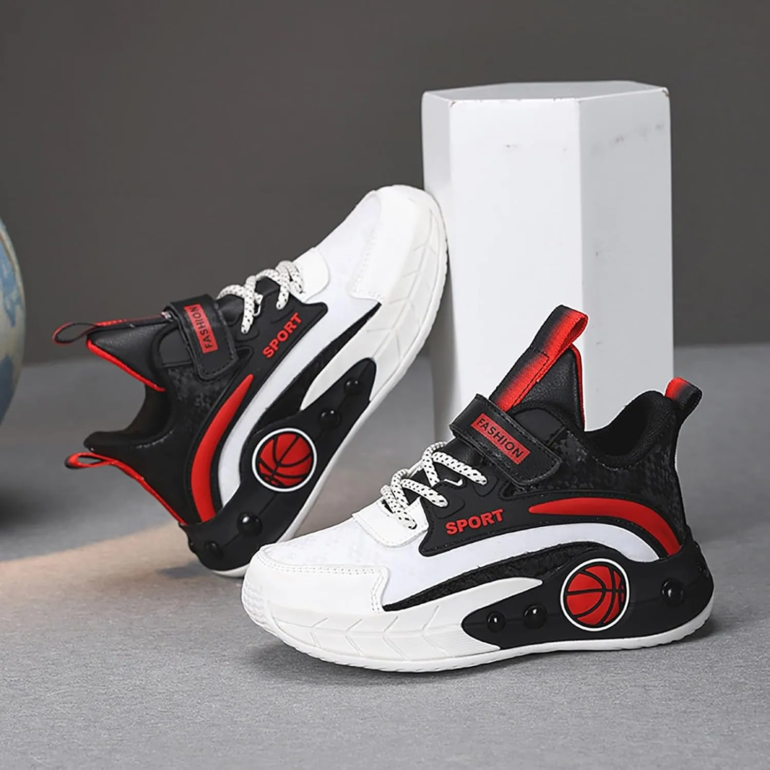 Kids Breathable Outdoor Hiking Sneakers Boys Girls Lightweight Athletic Basketball Running Sport Shoes for Girls Light