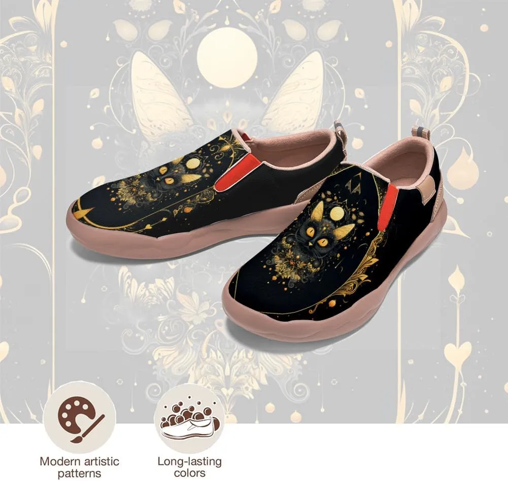 Kid's Light Slip-on Loafer Boy Girl Walking Shoes Halloween Theme Painted Art Sneakers