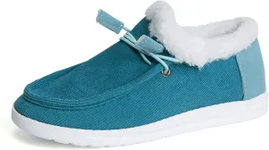 Ladmiple Winter Boots For Women 2024 Snow Boots Slip on Insulated Fur Lined Lightweight Cold Weather Warm Ankle Booties