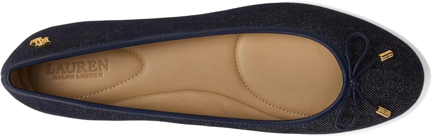 Lauren Ralph Lauren Women's Jayna Denim Flats Ballet