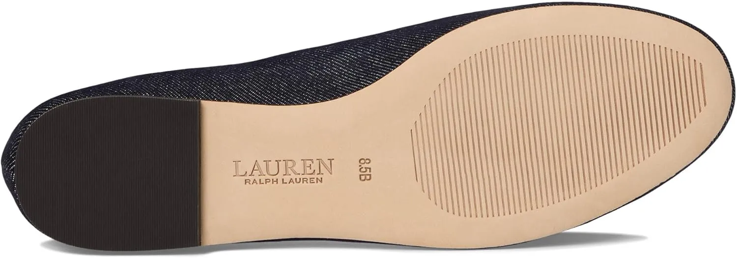 Lauren Ralph Lauren Women's Jayna Denim Flats Ballet