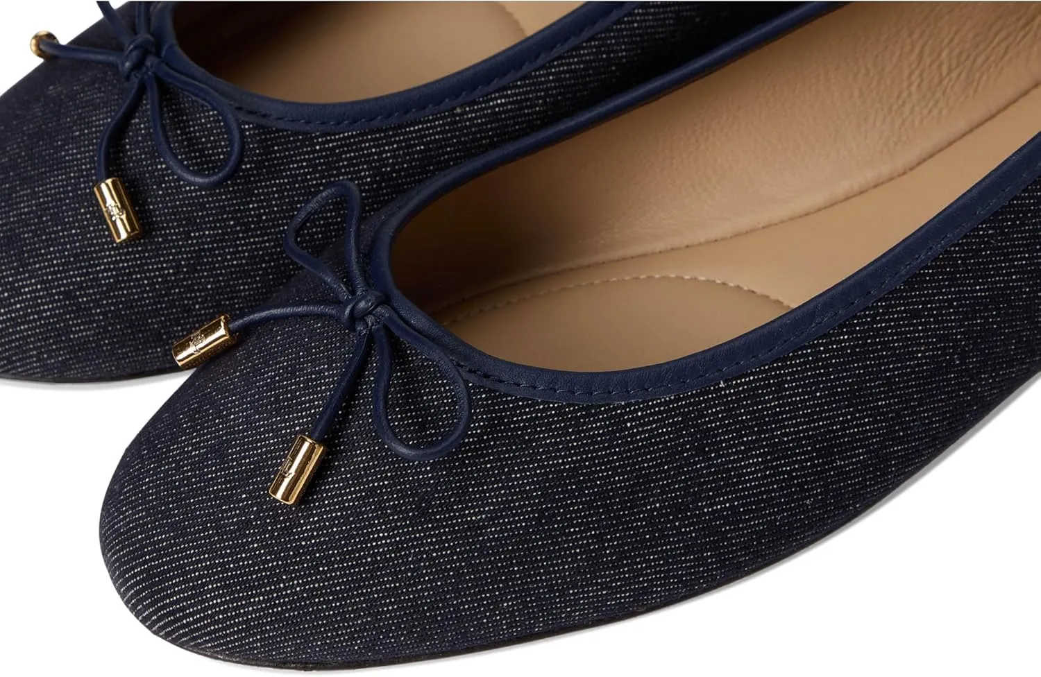Lauren Ralph Lauren Women's Jayna Denim Flats Ballet