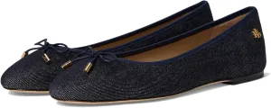 Lauren Ralph Lauren Women's Jayna Denim Flats Ballet