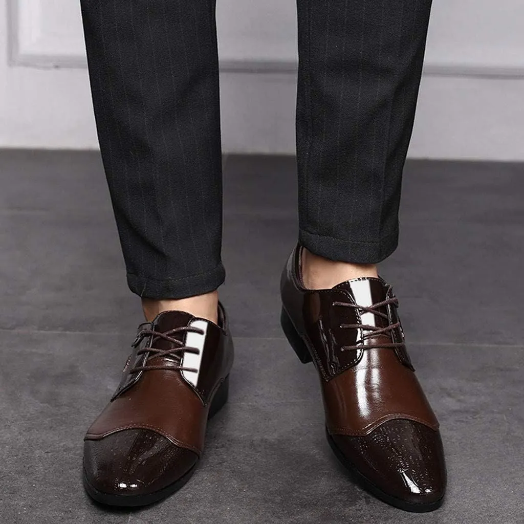 Leather Shoes for Men Slip-on Premium Leather Men Office Classic Working Driving Formal Leather Business Casual Shoes