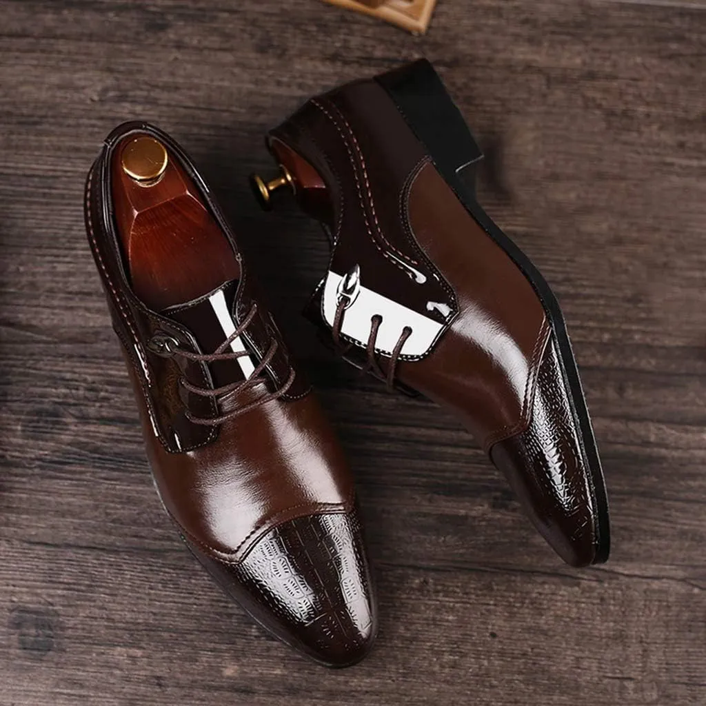 Leather Shoes for Men Slip-on Premium Leather Men Office Classic Working Driving Formal Leather Business Casual Shoes